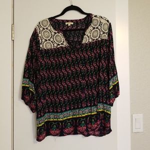 3/4 sleeve blouse